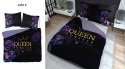Pościel bawełniana 160x200 Queen kwiaty fioletowa czarna 4332 A Home 130 Pościel bawełniana 160x200 Queen kwiaty fioletowa czarna 4332 A Home 130