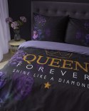 Pościel bawełniana 160x200 Queen kwiaty fioletowa czarna 4332 A Home 130 Pościel bawełniana 160x200 Queen kwiaty fioletowa czarna 4332 A Home 130