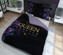 Pościel bawełniana 160x200 Queen kwiaty fioletowa czarna 4332 A Home 130 Pościel bawełniana 160x200 Queen kwiaty fioletowa czarna 4332 A Home 130