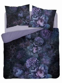 Pościel bawełniana 220x200 fioletowa kwiaty 4860 A Holland 73