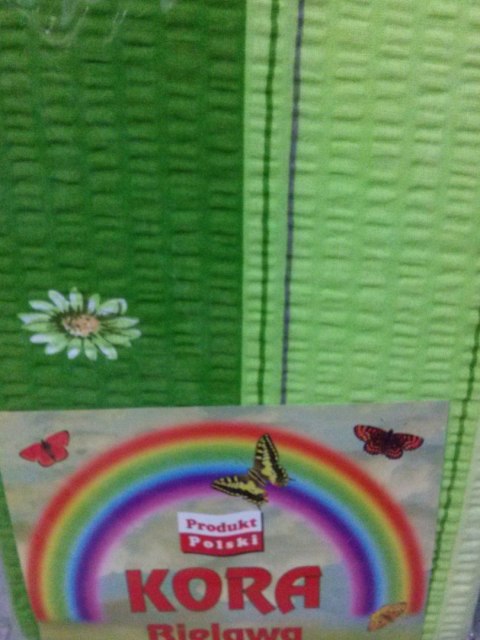 Pościel z kory 200x220 wzór 125/5 Margaretka stojąca zielona na guziki 100% bawełna gruba Pościel z kory 200x220 wzór 125/5 Margaretka stojąca zielona na guziki 100% bawełna gruba