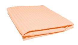Prześcieradło z kory 160x200 jednobarwne morelowe 38 bez gumki