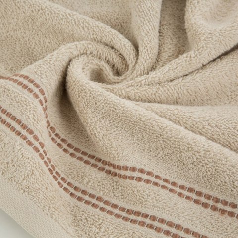 Ręcznik Ally 30x50 beżowy frotte 500 g/m2 Eurofirany Ręcznik Ally 30x50 beżowy frotte 500 g/m2 Eurofirany