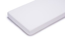 Wodoodporne prześcieradło z gumką Soft Dream Dry 120x60 White PETITE&MARS