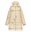 Bluza wełniana merynos Hoodie szara z kapturem i dużą kieszenią Uniwersalna Bluza wełniana merynos Hoodie szara z kapturem i dużą kieszenią Uniwersalna