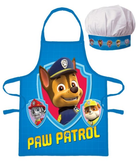 Fartuszek dziecięcy z czapką Psi Patrol Roky niebieski 1061 zestaw kucharza Fartuszek dziecięcy z czapką Psi Patrol Roky niebieski 1061 zestaw kucharza