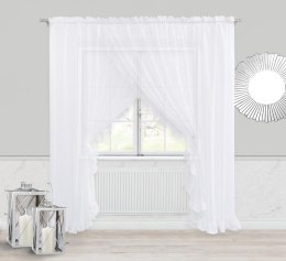 Firana 400x150 Bright biała gotowa na taśmie S23