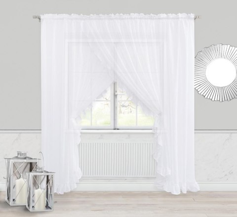 Firana 400x150 Bright biała gotowa na taśmie S23 Firana 400x150 Bright biała gotowa na taśmie S23
