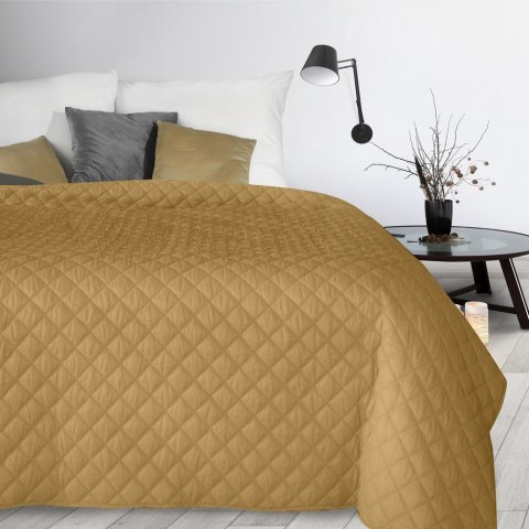 Narzuta dekoracyjna 170x210 Alara 3 musztardowa wzór geometryczny w romby Narzuta dekoracyjna 170x210 Alara 3 musztardowa wzór geometryczny w romby