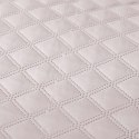 Narzuta z falbanką 240x220 Ruffy pudrowa różowa falbanka romby glamour dekoracyjna Narzuta z falbanką 240x220 Ruffy pudrowa różowa falbanka romby glamour dekoracyjna