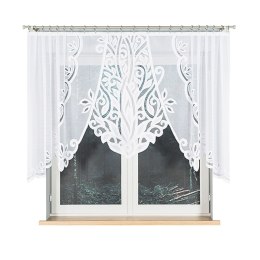 POLA Firanka żakardowa gotowa, szerokość 300 x wysokość 100cm, kolor 001 biały 019368/FBL/001/300100/1