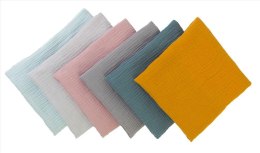 Pielucha muślinowa Muslin 3 szt 70x80 biała bawełniana komplet