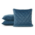 Poduszka dekoracyjna 50x50 Velvet 28 A granatowa welurowa geometryczna Eurofirany Poduszka dekoracyjna 50x50 Velvet 28 A granatowa welurowa geometryczna Eurofirany