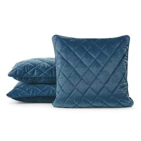 Poduszka dekoracyjna 50x50 Velvet 28 A granatowa welurowa geometryczna Eurofirany Poduszka dekoracyjna 50x50 Velvet 28 A granatowa welurowa geometryczna Eurofirany