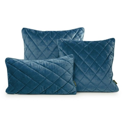 Poduszka dekoracyjna 50x50 Velvet 28 A granatowa welurowa geometryczna Eurofirany Poduszka dekoracyjna 50x50 Velvet 28 A granatowa welurowa geometryczna Eurofirany
