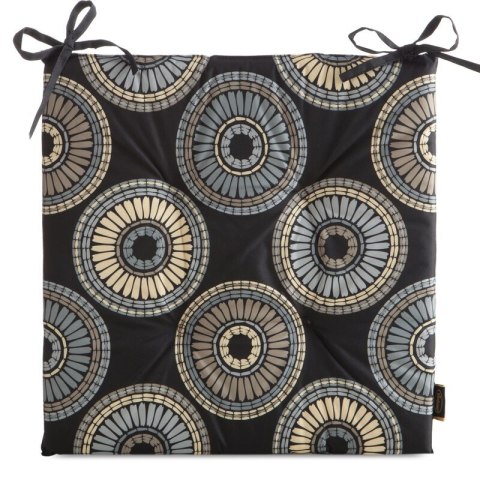 Poduszka siedzisko 43x43 Garden 19a czarna beżowa mandale ogrodowa wodoodporna Eurofirany Poduszka siedzisko 43x43 Garden 19a czarna beżowa mandale ogrodowa wodoodporna Eurofirany