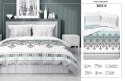Pościel bawełniana 140x200 Glamour biała turkusowa ornamenty orientalna 3833 B Bawełna 88 Pościel bawełniana 140x200 Glamour biała turkusowa ornamenty orientalna 3833 B Bawełna 88