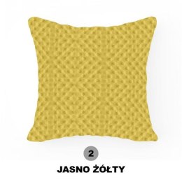 Poszewka dekoracyjna 40x40 Minky żółta jasny 2