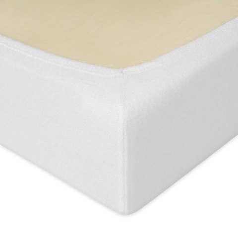 Prześcieradło frotte z gumką 120x200 białe 01 Classic Prześcieradło frotte z gumką 120x200 białe 01 Classic