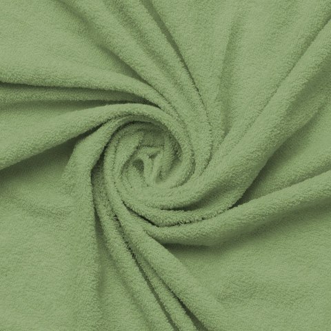 Prześcieradło frotte z gumką 140x200 zielone trawiaste 35 Premium Prześcieradło frotte z gumką 140x200 zielone trawiaste 35 Premium