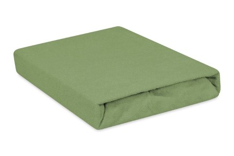 Prześcieradło frotte z gumką 140x200 zielone trawiaste 35 Premium Prześcieradło frotte z gumką 140x200 zielone trawiaste 35 Premium
