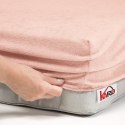 Prześcieradło frotte z gumką 80x160 łososiowe 006 grube 200g/m2 KARO Prześcieradło frotte z gumką 80x160 łososiowe 006 grube 200g/m2 KARO
