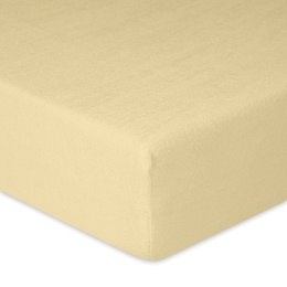 Prześcieradło frotte z gumką 90x200 kremowe 04 Premium