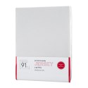 Prześcieradło jersey z gumką 180x200 białe na wysoki materac 30 cm 125 g/m2 Prześcieradło jersey z gumką 180x200 białe na wysoki materac 30 cm 125 g/m2