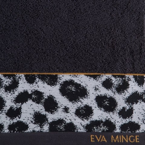 Ręcznik Eva 22 70x140 czarny frotte bawełniany 500 g/m2 Eva Minge Eurofirany Ręcznik Eva 22 70x140 czarny frotte bawełniany 500 g/m2 Eva Minge Eurofirany