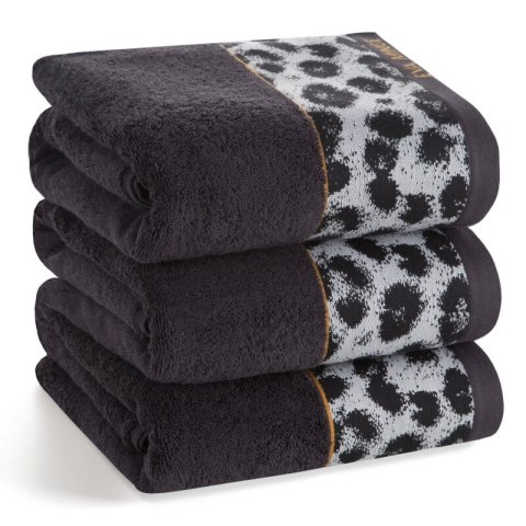 Ręcznik Eva 22 70x140 czarny frotte bawełniany 500 g/m2 Eva Minge Eurofirany Ręcznik Eva 22 70x140 czarny frotte bawełniany 500 g/m2 Eva Minge Eurofirany