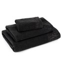 Ręcznik Margo 9 70x140 czarny z ozdobną bordiurą przetykaną błyszczącą nicią 500 g/m2 Eurofirany Ręcznik Margo 9 70x140 czarny z ozdobną bordiurą przetykaną błyszczącą nicią 500 g/m2 Eurofirany