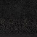 Ręcznik Margo 9 70x140 czarny z ozdobną bordiurą przetykaną błyszczącą nicią 500 g/m2 Eurofirany Ręcznik Margo 9 70x140 czarny z ozdobną bordiurą przetykaną błyszczącą nicią 500 g/m2 Eurofirany