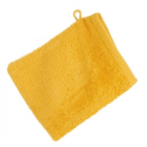 Rękawica kąpielowa frotte bawełniana 400 g/m² - musztardowa - Mono Rękawica kąpielowa frotte bawełniana 400 g/m² - musztardowa - Mono