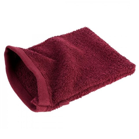 Rękawica kąpielowa frotte bawełniana 500 g/m² - bordowa - Mono Rękawica kąpielowa frotte bawełniana 500 g/m² - bordowa - Mono