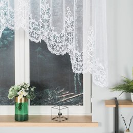 BERENIKA Firanka żakardowa gotowa, szerokość 300 x wysokość 120cm, kolor 001 biały 004304/FBL/001/300120/1