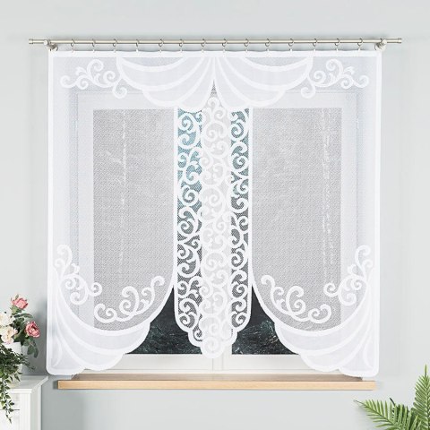DANUTA Panel żakardowy gotowy, szerokość 160 x wysokość 160cm, kolor 001 biały 019386/PBL/001/160160/1 DANUTA Panel żakardowy gotowy, szerokość 160 x wysokość 160cm, kolor 001 biały 019386/PBL/001/160160/1