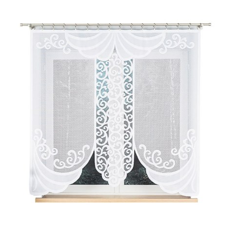 DANUTA Panel żakardowy gotowy, szerokość 160 x wysokość 160cm, kolor 001 biały 019386/PBL/001/160160/1 DANUTA Panel żakardowy gotowy, szerokość 160 x wysokość 160cm, kolor 001 biały 019386/PBL/001/160160/1