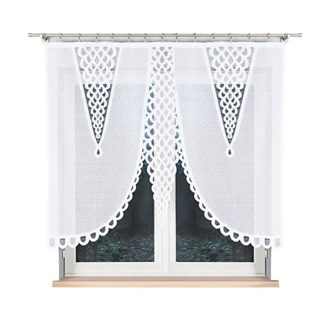 ERYKA Panel żakardowy gotowy, szerokość 160 x wysokość 140cm, kolor 001 biały 019371/PBL/001/160140/1 ERYKA Panel żakardowy gotowy, szerokość 160 x wysokość 140cm, kolor 001 biały 019371/PBL/001/160140/1