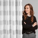 Firana gotowa 140x250 Margaret 1 biała z aplikacją pasy gotowa na przelotkach Eurofirany Firana gotowa 140x250 Margaret 1 biała z aplikacją pasy gotowa na przelotkach Eurofirany