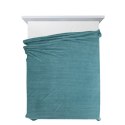 Koc narzuta z mikrofibry 150x200 miętowy miękki Lisa z wytłaczanym wzorem pasów D91 Koc narzuta z mikrofibry 150x200 miętowy miękki Lisa z wytłaczanym wzorem pasów D91