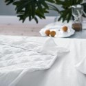 Narzuta z falbanką 200x220 Ruffy biała falbanka romby glamour dekoracyjna I2 Narzuta z falbanką 200x220 Ruffy biała falbanka romby glamour dekoracyjna I2
