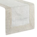 Obrus bieżnik 40x180 Natu 10 naturalny beżowa lamówka Eurofirany Obrus bieżnik 40x180 Natu 10 naturalny beżowa lamówka Eurofirany