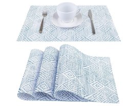 Podkładka na stół 35x45 Geometric niebieska pod talerze
