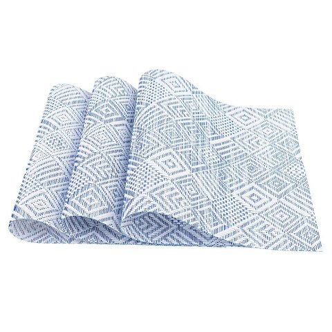 Podkładka na stół 35x45 Geometric niebieska pod talerze Podkładka na stół 35x45 Geometric niebieska pod talerze