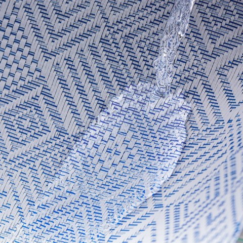 Podkładka na stół 35x45 Geometric niebieska pod talerze Podkładka na stół 35x45 Geometric niebieska pod talerze