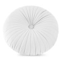 Poduszka dekoracyjna 40 cm Velvet 68 biała welurowa okrągła Eurofirany Poduszka dekoracyjna 40 cm Velvet 68 biała welurowa okrągła Eurofirany