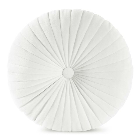Poduszka dekoracyjna 40 cm Velvet 68 biała welurowa okrągła Eurofirany Poduszka dekoracyjna 40 cm Velvet 68 biała welurowa okrągła Eurofirany