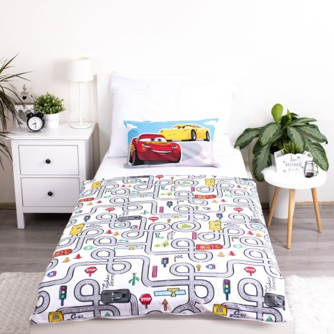 Pościel bawełniana 100x135 Cars Auta Road poszewka 40x60 Kids25 Pościel bawełniana 100x135 Cars Auta Road poszewka 40x60 Kids25