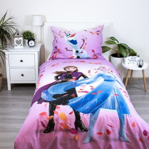 Pościel bawełniana 140x200 Frozen Kraina Lodu różowa Magiczny czas poszewka 50x70 JF24 Pościel bawełniana 140x200 Frozen Kraina Lodu różowa Magiczny czas poszewka 50x70 JF24