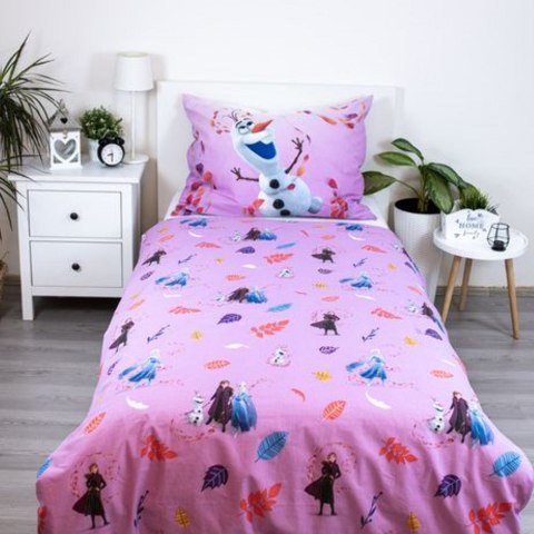 Pościel bawełniana 140x200 Frozen Kraina Lodu różowa Magiczny czas poszewka 50x70 JF24 Pościel bawełniana 140x200 Frozen Kraina Lodu różowa Magiczny czas poszewka 50x70 JF24